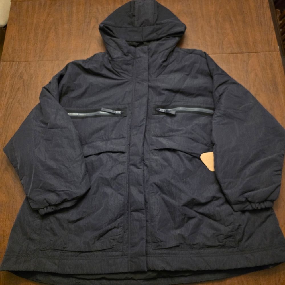 Free People Movement Billie Boxy Lightweight Insulated Jacket Black Women's M/L